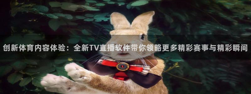 创新体育内容体验：全新TV直播软件带你领略更多精彩赛事与精彩瞬间